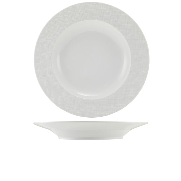 Incise Porcelain Lavara Winged Pasta Bowl 28.5cm Per Case of 6