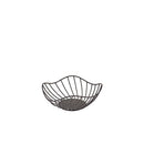 GenWare Lotus Leaf Black Wire Basket 20 x 8cm Per Case of 1