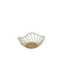 GenWare Lotus Leaf Gold Wire Basket 20 x 8cm Per Case of 1