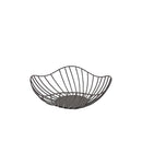 GenWare Lotus Leaf Black Wire Basket 28.5 x 10cm Per Case of 1