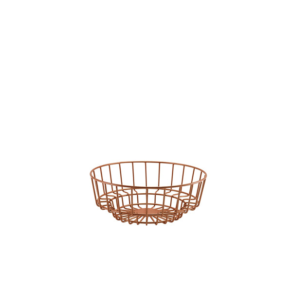 GenWare Copper Deco Display Basket 25 x 10cm Per Case of 1