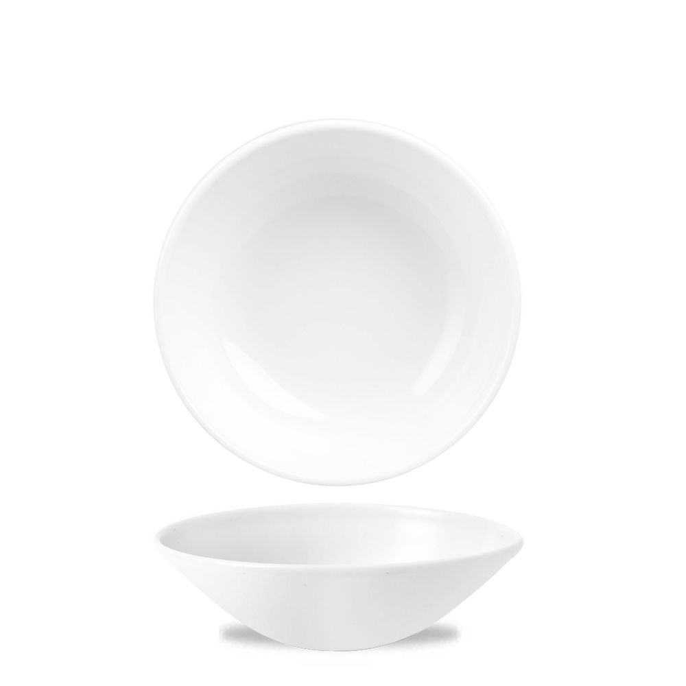 White Evolve Deep Coupe Bowl 7 1/2" Box 6