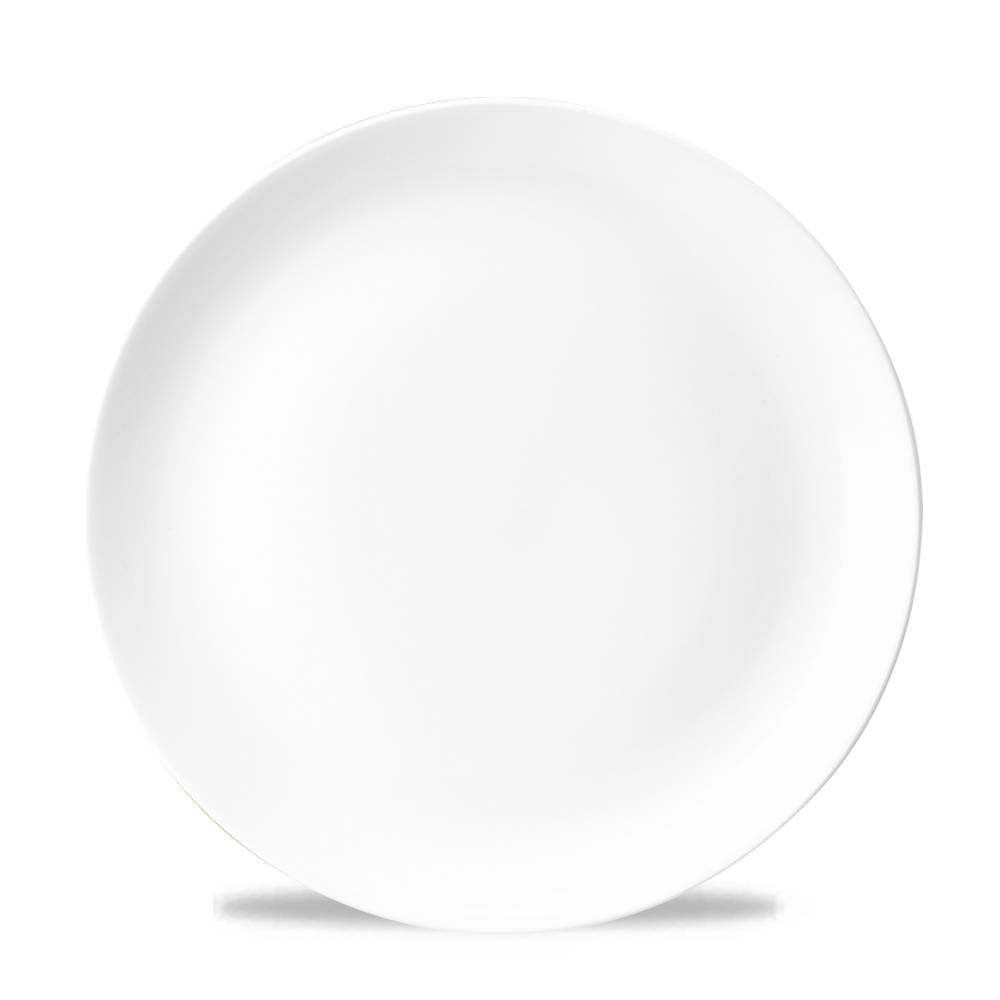 White Evolve Coupe Plate 10 5/8" Box 12