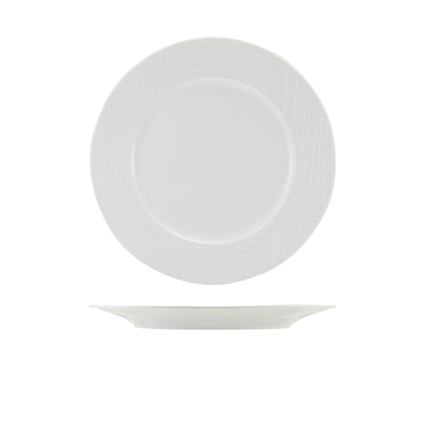 Incise Porcelain Lavara Winged Plate 25.5cm Per Case of 6