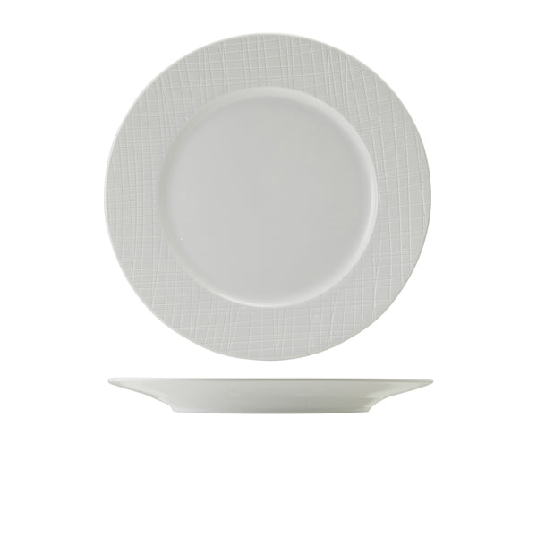 Incise Porcelain Lavara Winged Plate 27cm Per Case of 6