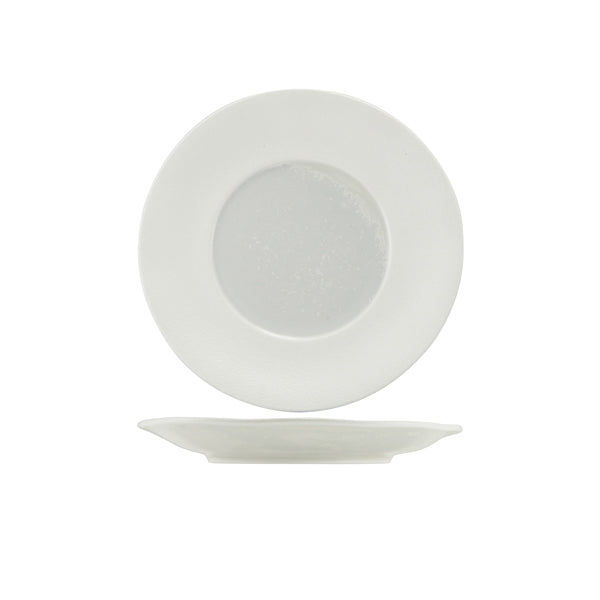 Incise Porcelain Lustre Winged Plate 23cm Per Case of 6