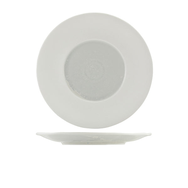Incise Porcelain Lustre Winged Plate 28.5cm Per Case of 6