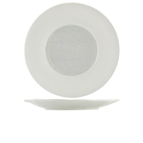 Incise Porcelain Lustre Winged Plate 31cm Per Case of 6