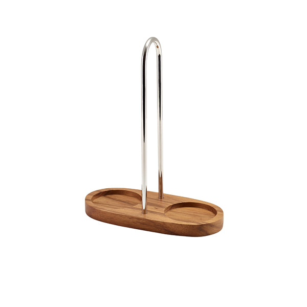 GenWare Acacia Wood Salt & Pepper Grinder Stand Per Case of 1