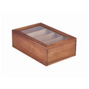 Acacia Wood Tea Box 30 x 20 x 10cm pack of 1
