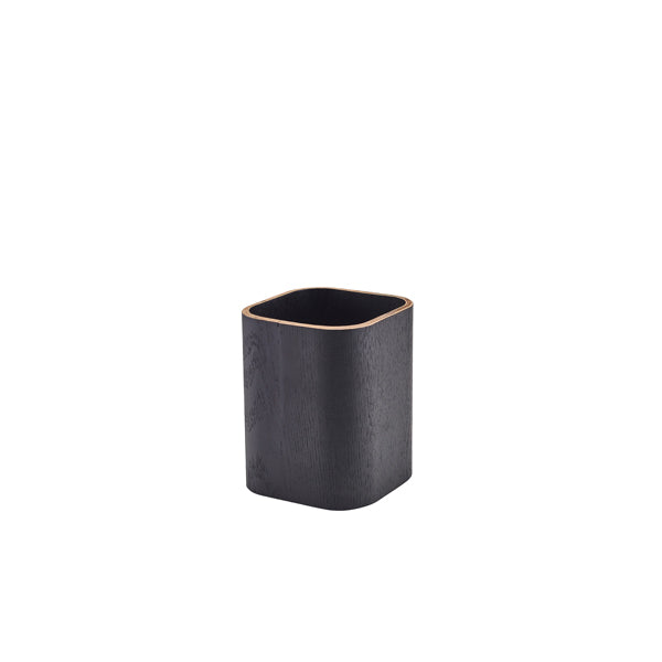GenWare Black Wood Veneer Cutlery Holder Per Case of 1
