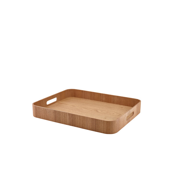GenWare Light Wood Veneer Butlers Tray 45.5 x 36cm Per Case of 1
