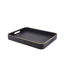 GenWare Black Wood Veneer Butlers Tray 50 x 38cm Per Case of 1