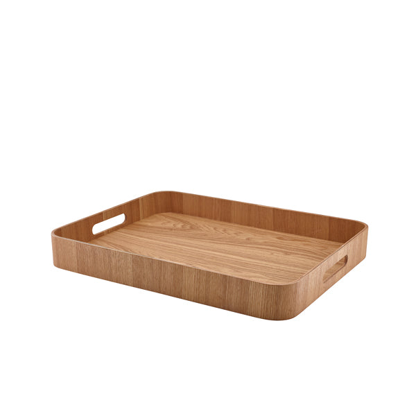 GenWare Light Wood Veneer Butlers Tray 50 x 38cm Per Case of 1