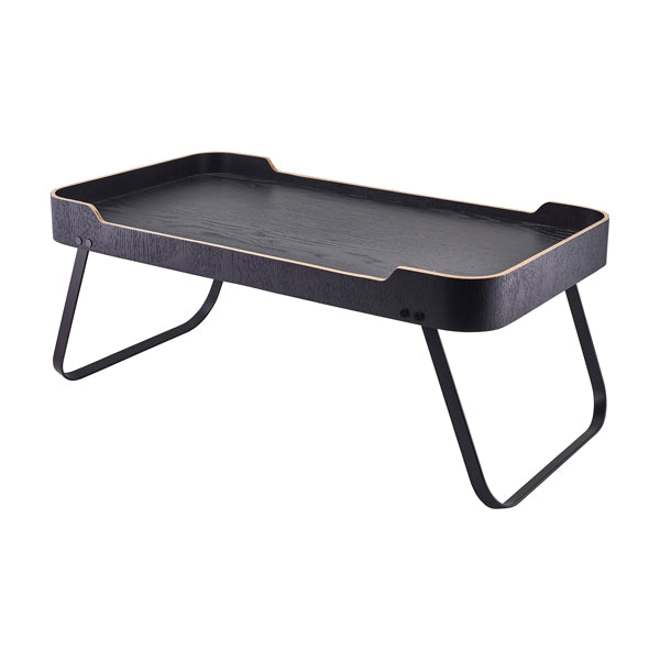 GenWare Black Wood Veneer Room Service Tray 59 x 30 x 23cm Per Case of 1