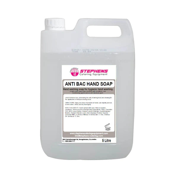 Stephens Anti Bacterial Hand Soap 4X5L
