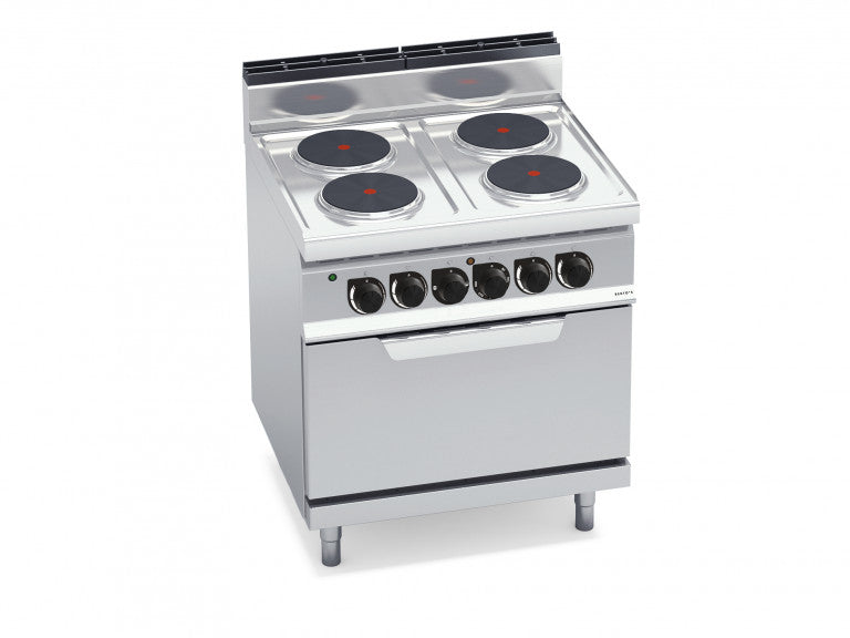 Bertos E7P4+FE1 Electric 4 ring stove- second hand