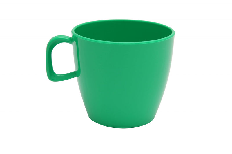 Emerald Green Cup with handle – 220ml – Polycarbonate