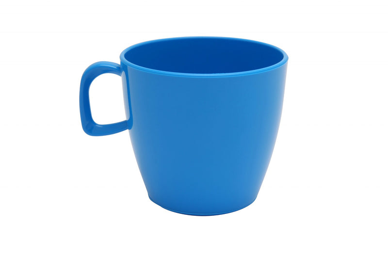 Med Blue Cup with handle – 220ml – Polycarbonate