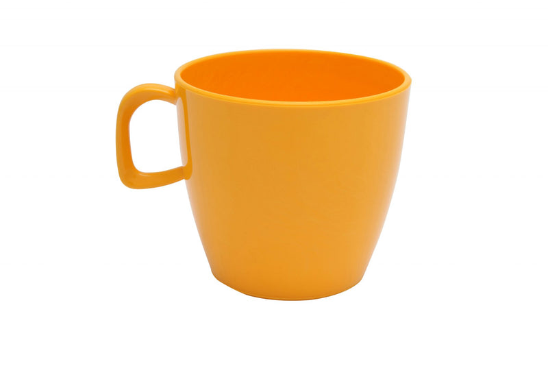 Yellow Cup with handle – 220ml – Polycarbonate