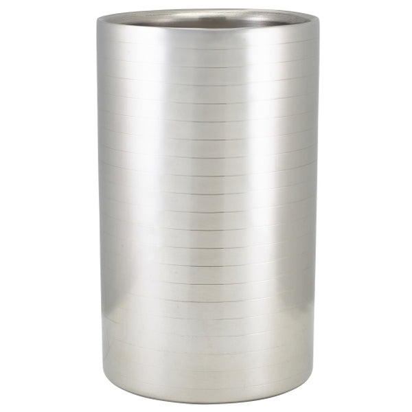 Stephens Ribbed Stainless Steel Wine Cooler