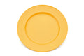 Large Yellow Wide Rimmed Dinner Plate