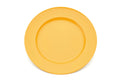 Large Yellow Wide Rimmed Dinner Plate