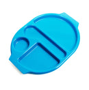 Large Med Blue Meal Tray with 4 Compartments