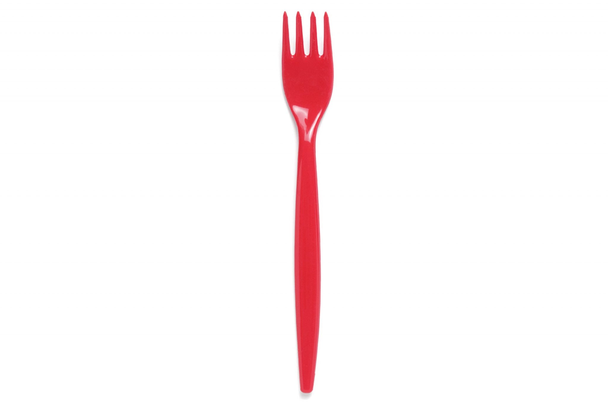Standard Red Fork – Reusable Polycarbonate Cutlery