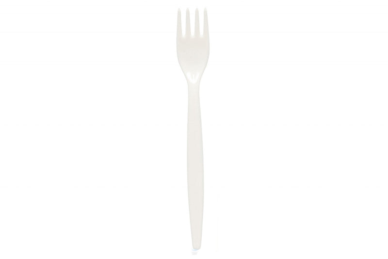 Standard White Fork – Reusable Polycarbonate Cutlery