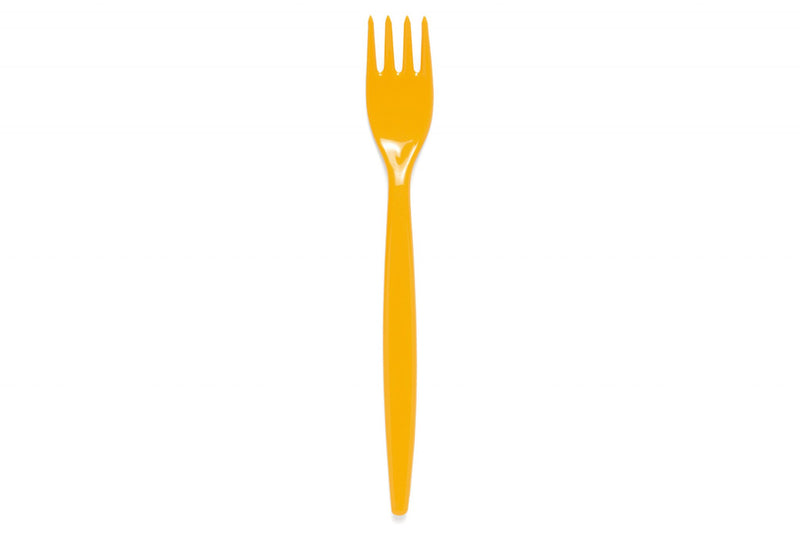Standard Yellow Fork – Reusable Polycarbonate Cutlery