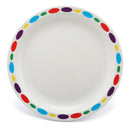 Small Multicoloured Pebbles Patterned Plate – 17cm