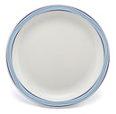 Large Blue Swirls Patterned Duo Plate – 23cm