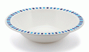 17.3cm Blue Stripes Patterned Duo Bowl – Polycarbonate