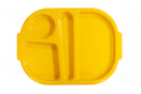 Small Yellow Meal Tray with 4 Compartments