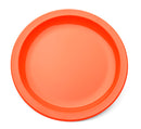 Small Orange Narrow Rimmed Plate