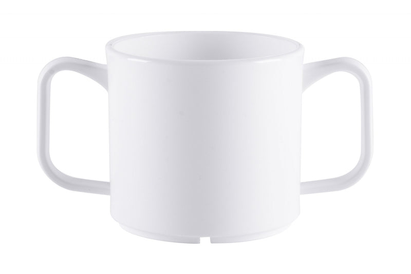 2 Handled White Mug – 300ml