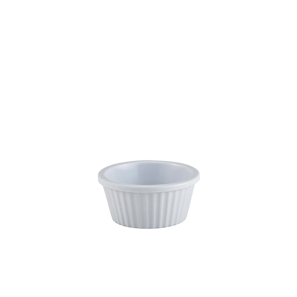 Ramekin 1oz Fluted White (Box of 24)