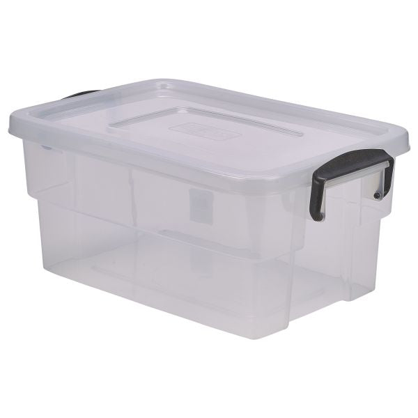 Storage Box 13L W/ Clip Handles (Box of 4)