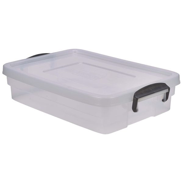 Storage Box 20L W/ Clip Handles pack of 4