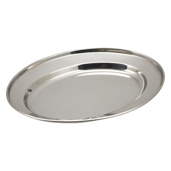 Stephens Stainless Steel Oval Flat 22cm/9"