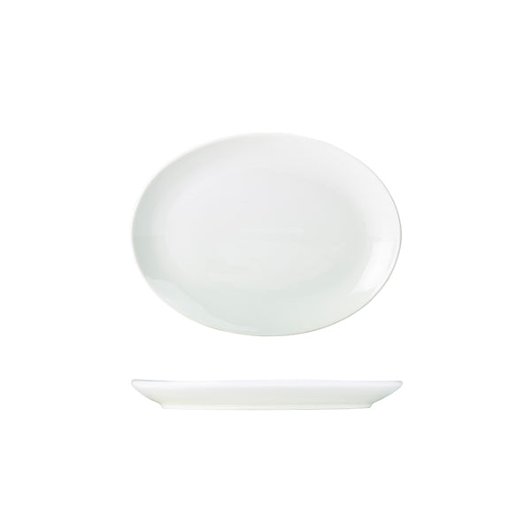 Stephens Porcelain Oval Plate 21cm/8.25" (Box of 6)