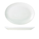 Genware Porcelain Oval Plate 36cm/ 14" pack of 6