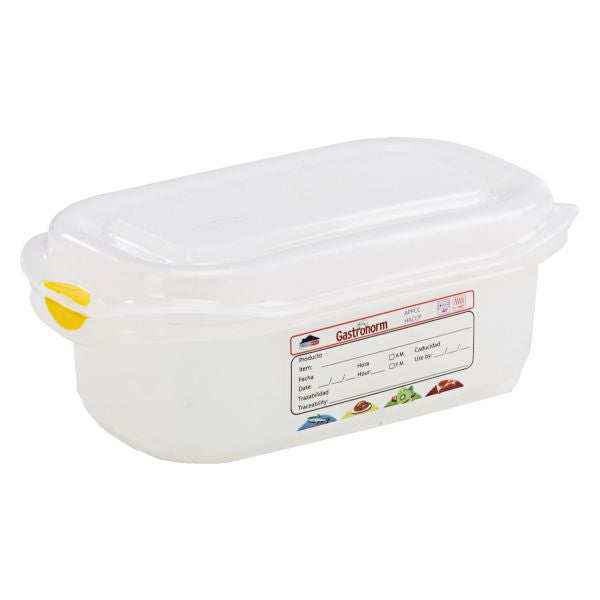 GN Storage Container 1/9 65mm Deep 0.6L pack of 12