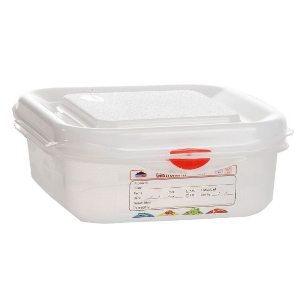 GN Storage Container 1/6 65mm Deep 1.1L pack of 12