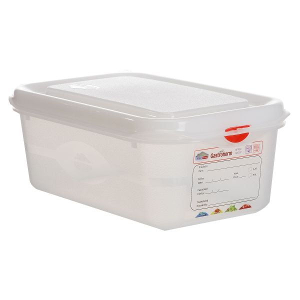 GN Storage Container 1/4 100mm Deep 2.8L (Box of 6)