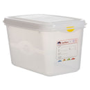 GN Storage Container 1/4 150mm Deep 4.3L pack of 6