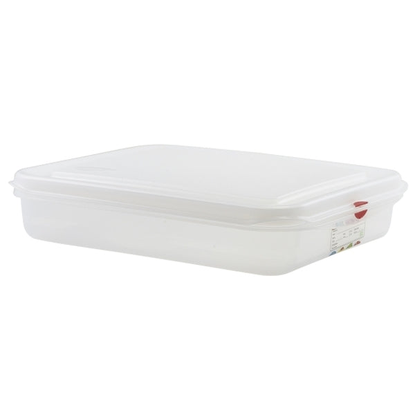 GN Storage Container 1/2 65mm Deep 4L pack of 6