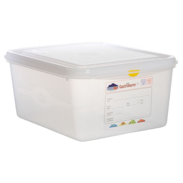 GN Storage Container 1/2 150mm Deep 10L (Box of 6)