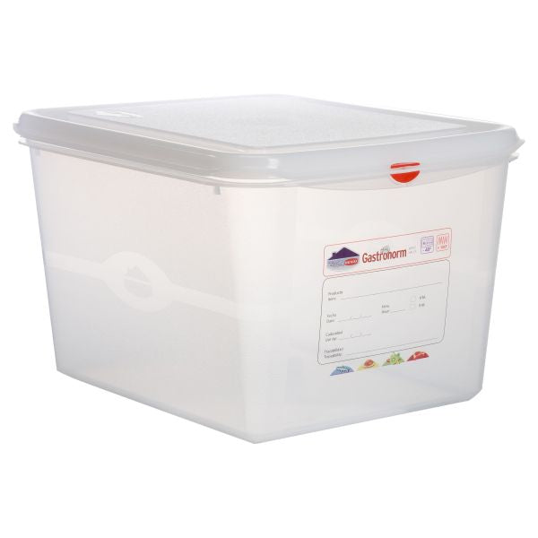 GN Storage Container 1/2 200mm Deep 12.5L (Box of 6)